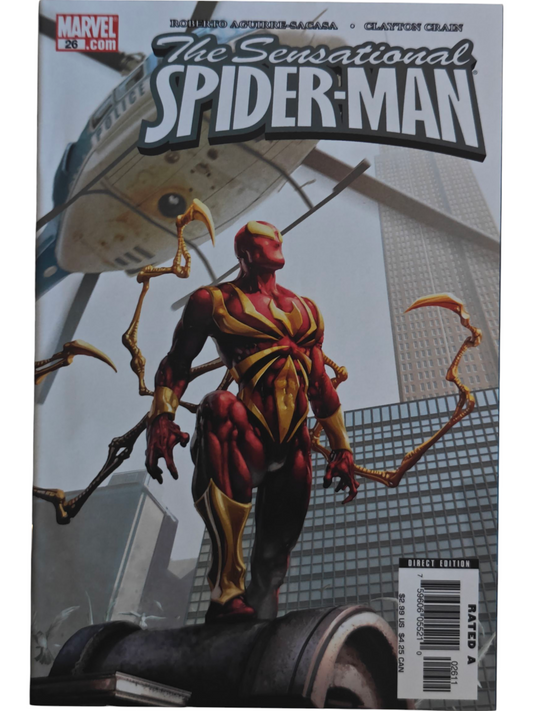 Sensational Spider-Man #26 Clayton Crain Cover