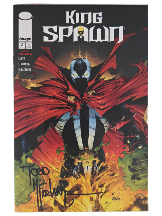 King Spawn #2 SDCC Exclusive Signed by Todd McFarlane Ltd 1/1300