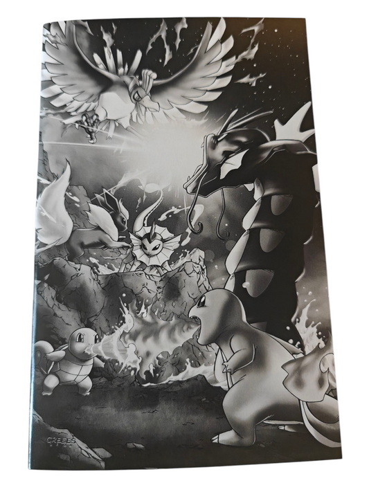 Fame Satoshi Tajiri Amazing Pocket Monsters B&W Crees Lee NYCC 2025 - LTD 100