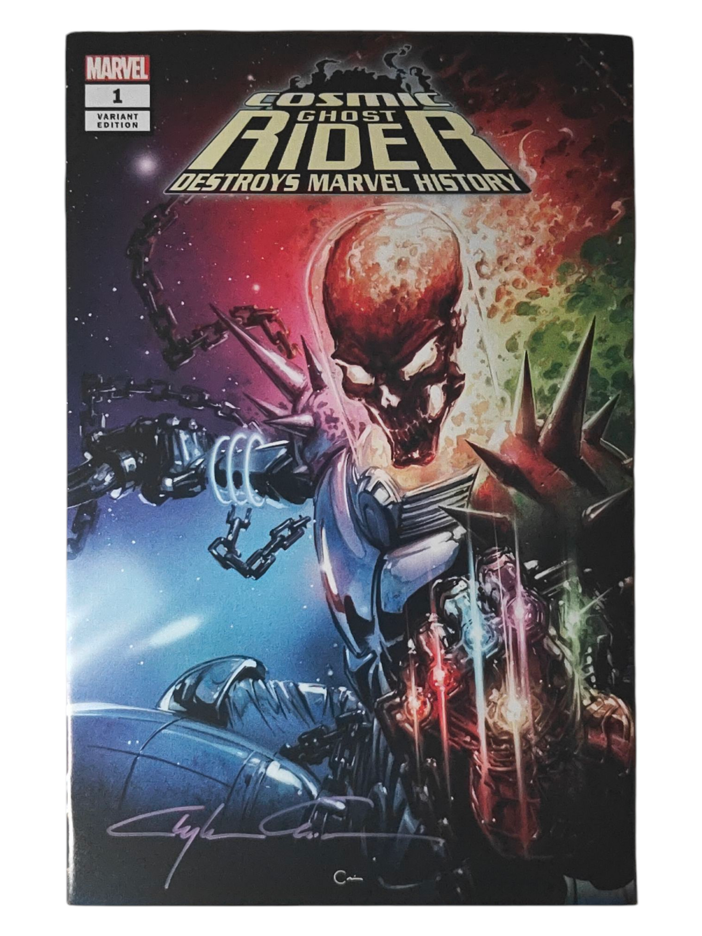 Cosmic Ghost Rider Destroys Marvel History Clayton Crain Signed