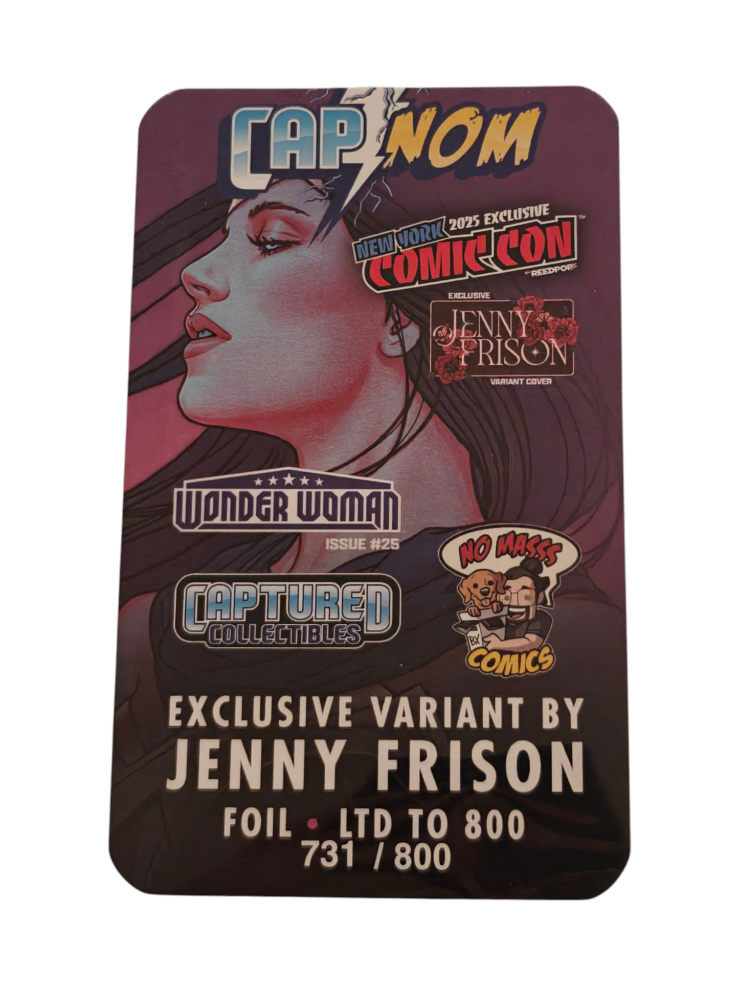 Wonder Woman #25 Jenny Frison Signed Foil Virgin Variant NYCC 2025 Exclusive Ltd. 800