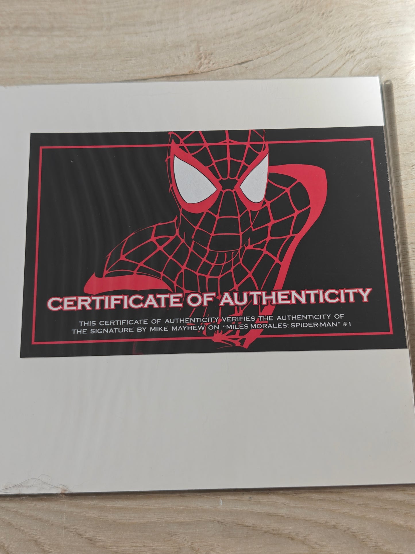 Miles Morales: Spider-Man #1 Mike Mayhew Studio Variant Signed