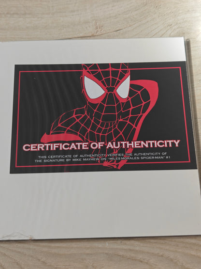 Miles Morales: Spider-Man #1 Mike Mayhew Studio Variant Signed