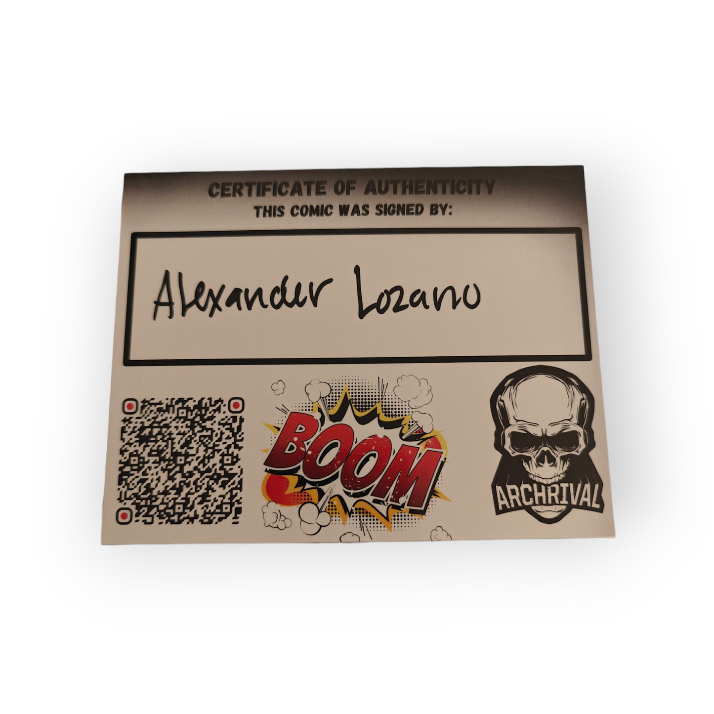 Vengeance Of The Moon Knight #4 1:25 Variant Signed Alexander Lozano w/COA