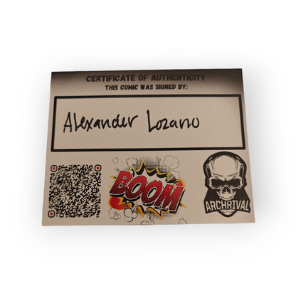 Vengeance Of The Moon Knight #4 1:25 Variant Signed Alexander Lozano w/COA