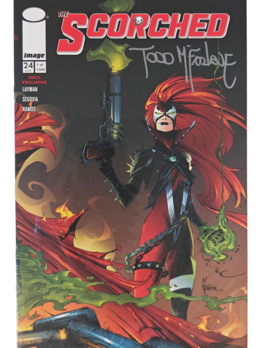 The Scorched #24 Spawn Universe SDCC Exclusive Signed by Todd McFarlane Ltd 1/1300