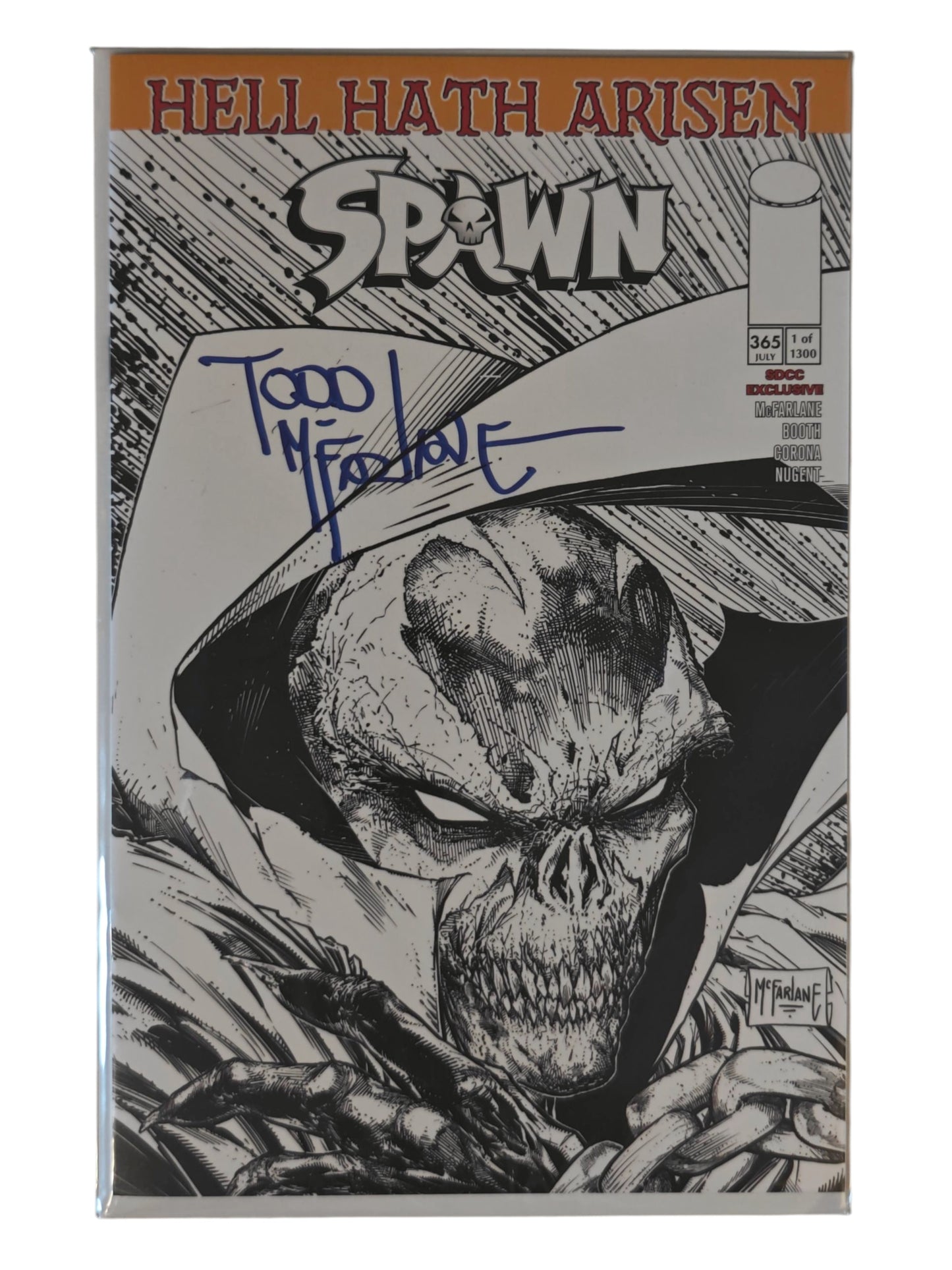 Spawn #365 SDCC Exclusive Signed by Todd McFarlane Ltd 1/1300