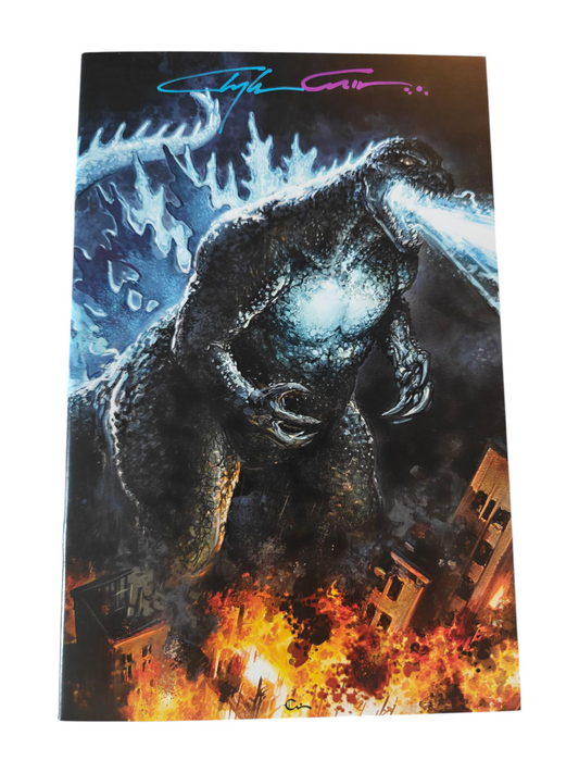Godzilla Rivals Biollante vs Destoroyah #1 Clayton Crain Signed Exclusive Ltd 500