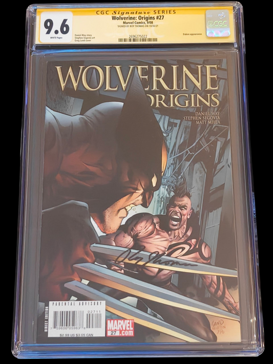 Wolverine: Origins #27 CGC Signature Series 9.6 Signed by Roy Thomas
