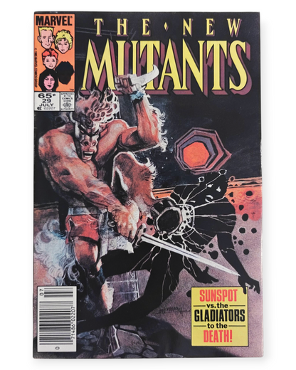 New Mutants #29 Newsstand Sienkiewicz (1985)
