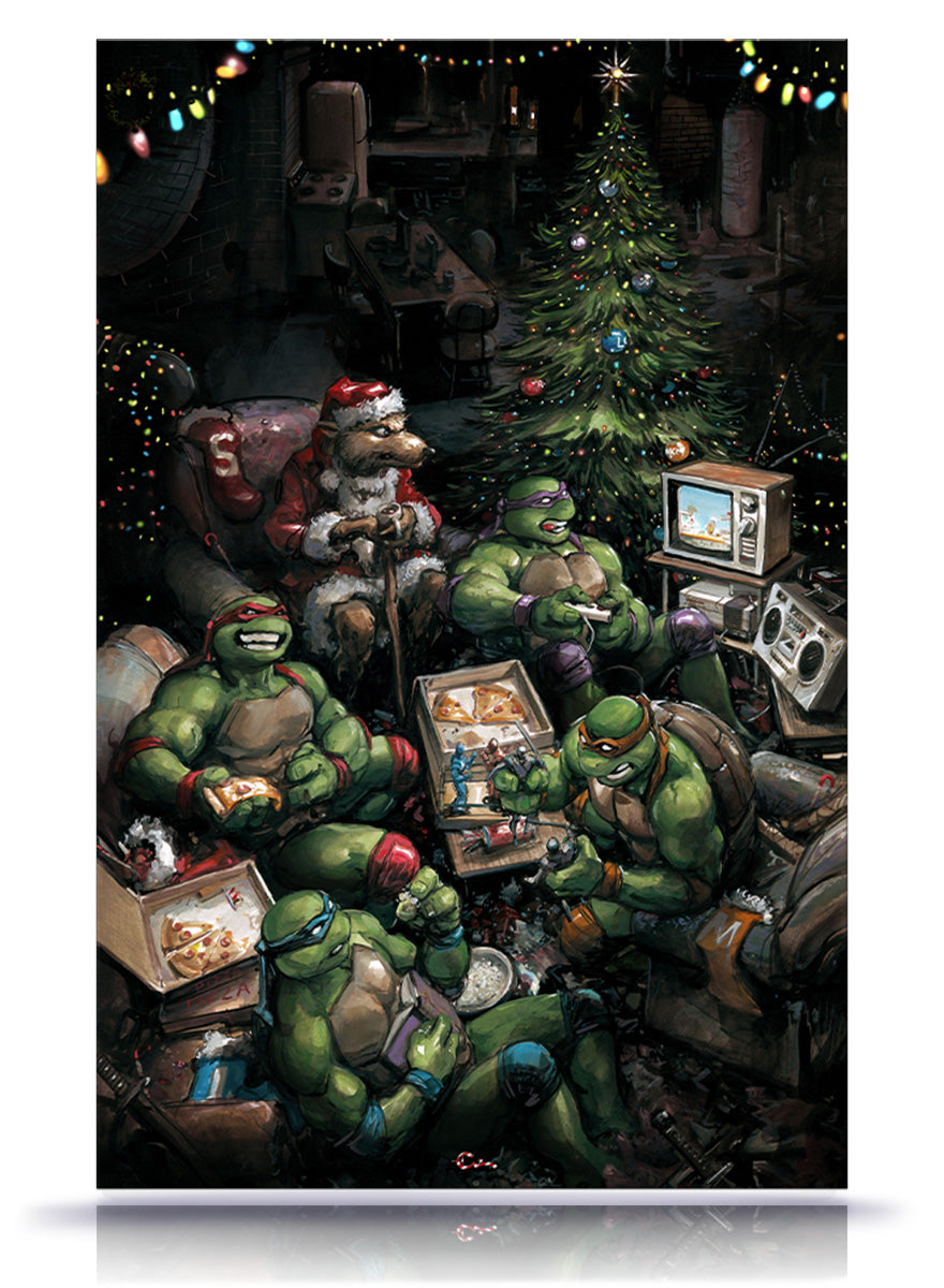 TMNT Saturday Morning Adventures #32 Clayton Crain Full Art Variant