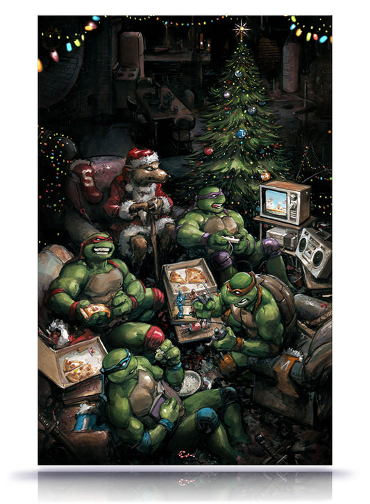 TMNT Saturday Morning Adventures #32 Clayton Crain Full Art Variant