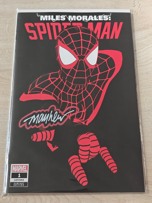 Miles Morales: Spider-Man #1 Mike Mayhew Studio Variant Signed