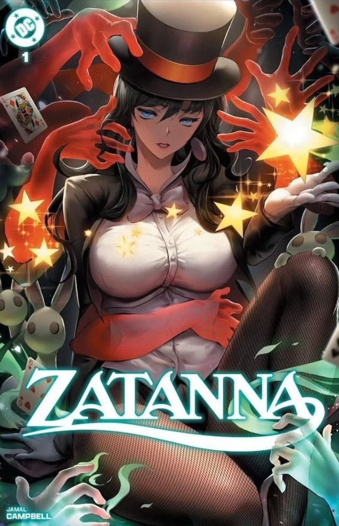 Zatanna #1 ECCC 2025 Foil Exclusive Rachta Lin Signed