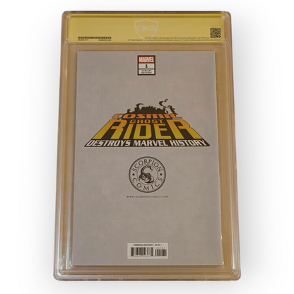 Cosmic Ghost Rider Destroys the Marvel History CBSC SS 9.8 Clayton Crain Signature