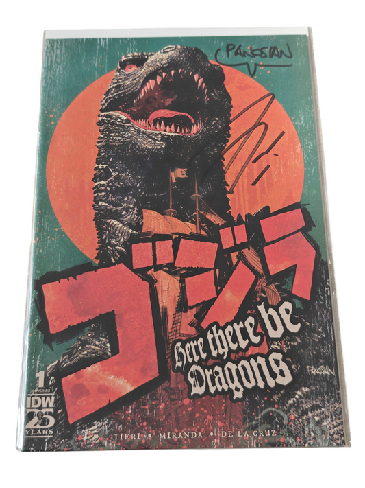 Godzilla: Here There Be Dragons #1 Double Signed