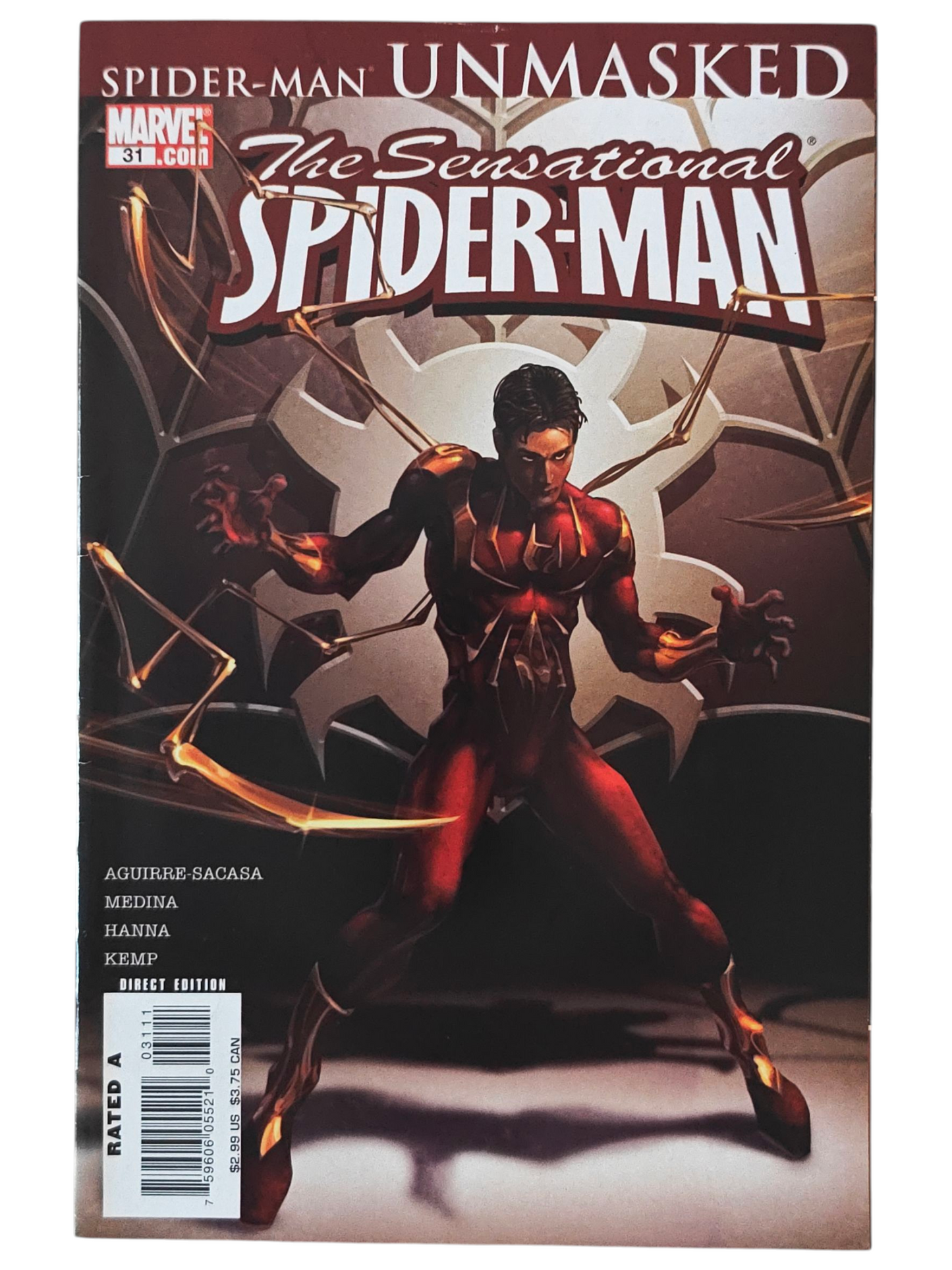 Sensational Spider-Man #31 Clayton Crain Cover