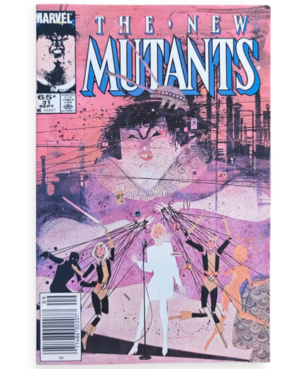 New Mutants #31 Newsstand Sienkiewicz (1985)