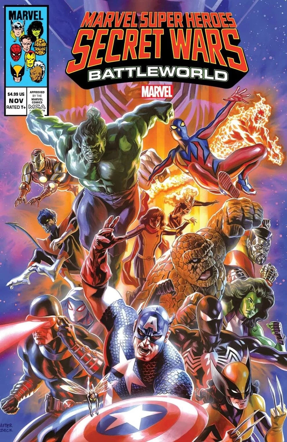 Marvel Super Heroes Secret Wars Battleworld #1 Exclusive Variant Felipe Massafera