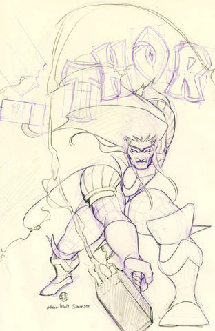 Thor #6 Store Exclusive Sketch Variant Peach Momoko